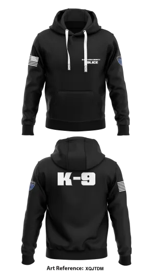 Garrard County Police Department Store 1  Core Men's Hooded Performance Sweatshirt - XQJTdm