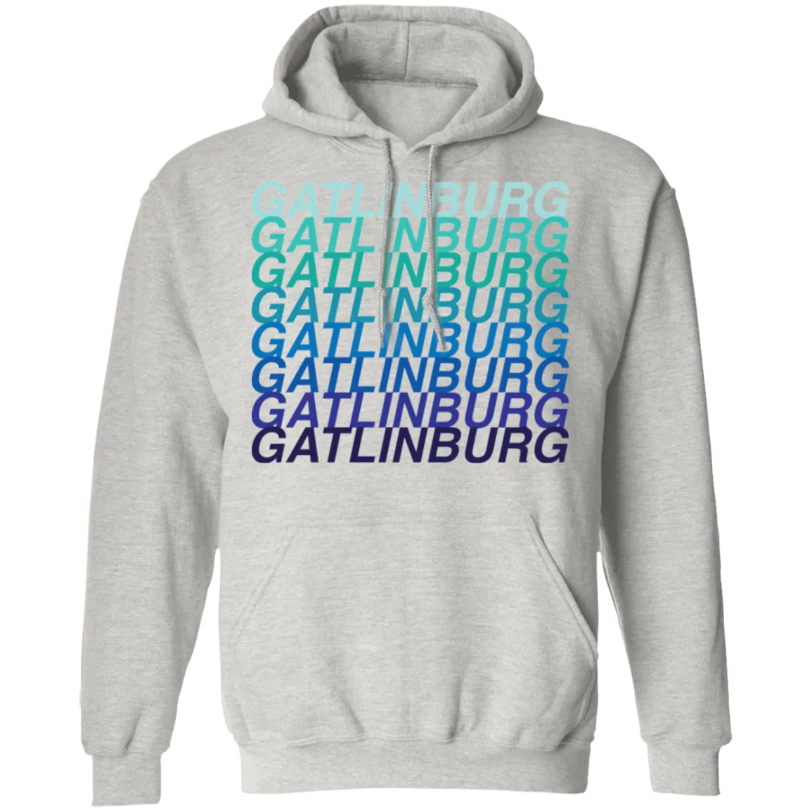Gatlinburg Blue Ombre - Pullover Hoodie