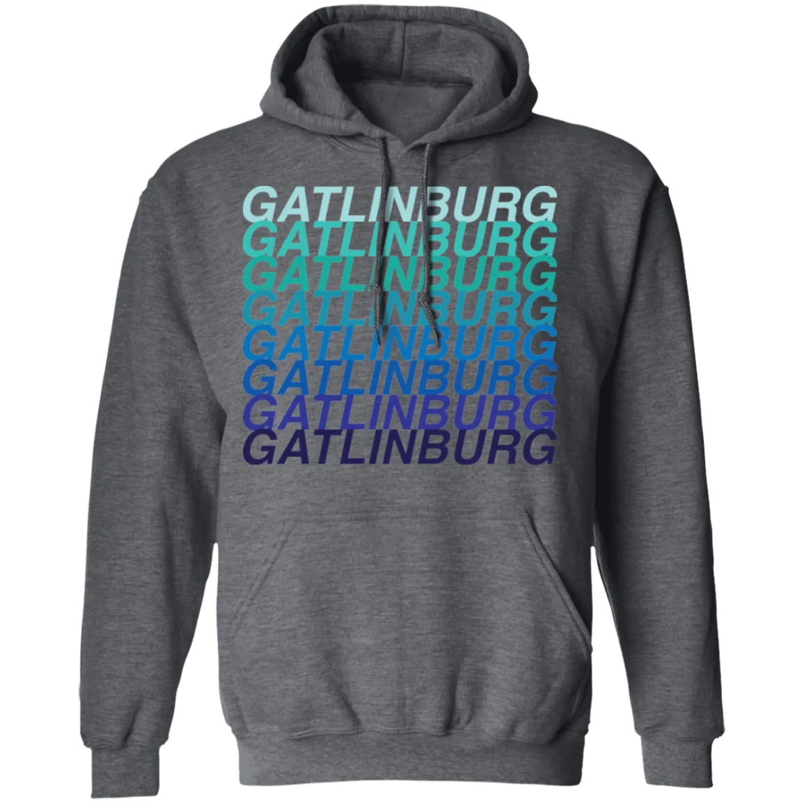 Gatlinburg Blue Ombre - Pullover Hoodie