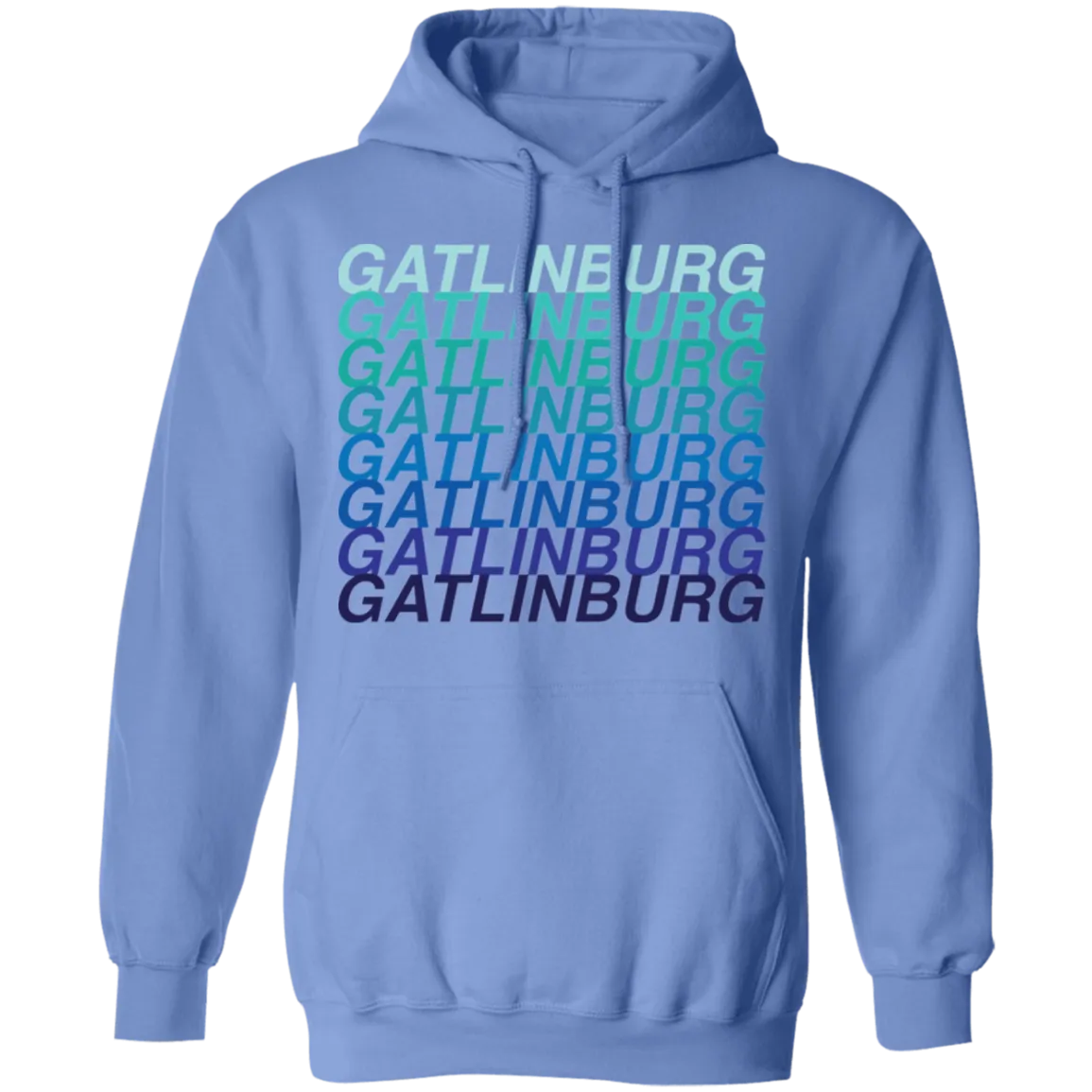 Gatlinburg Blue Ombre - Pullover Hoodie