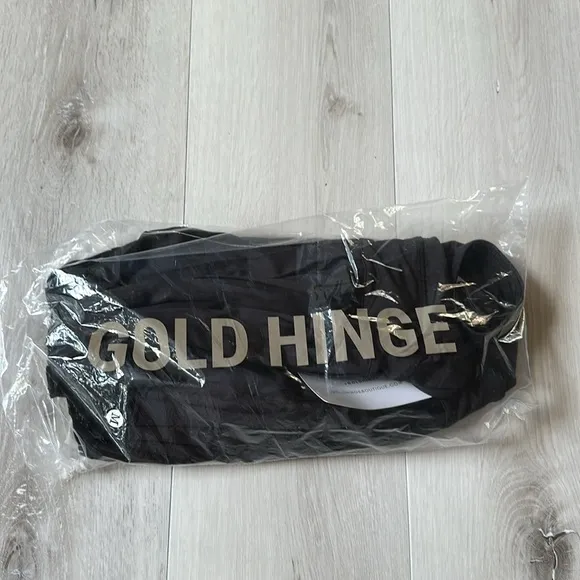 Gold Hinge Black Pleated Tennis Skirt Small NWT in packaging