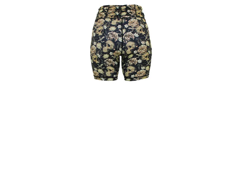 Gothic Garden Mid Shorts with pockets
