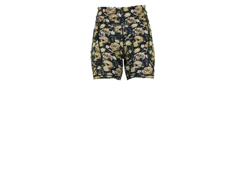 Gothic Garden Mid Shorts with pockets
