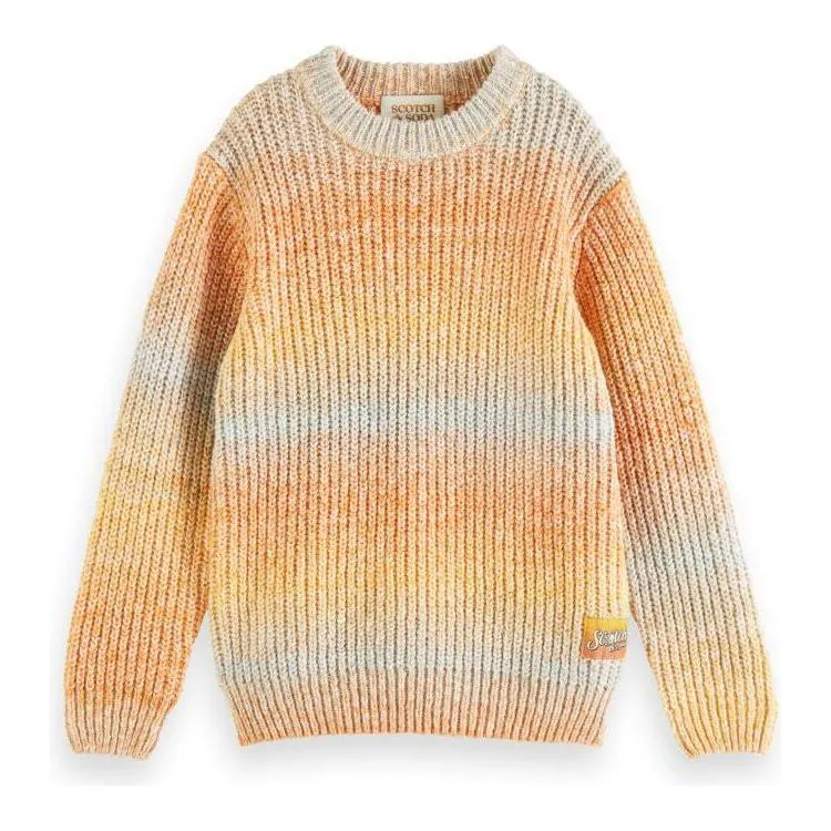 Gradient Crewneck Pullover Knit