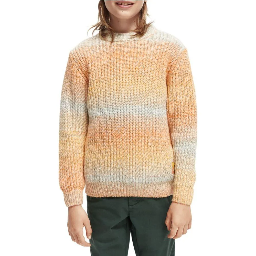 Gradient Crewneck Pullover Knit