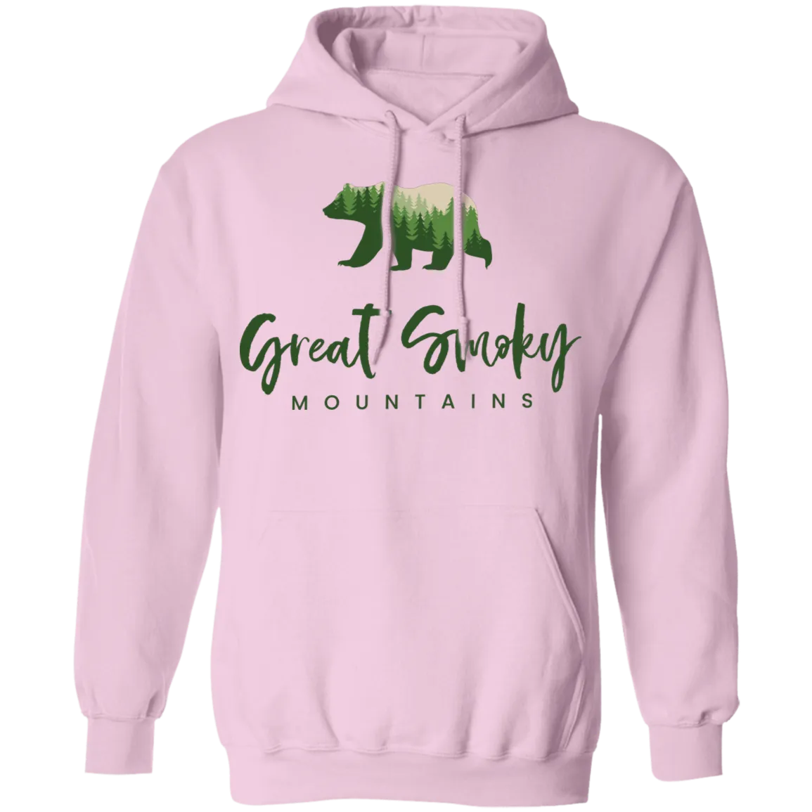 Great Smoky Mountains Green - Pullover Hoodie