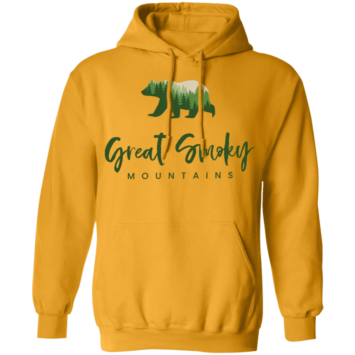 Great Smoky Mountains Green - Pullover Hoodie