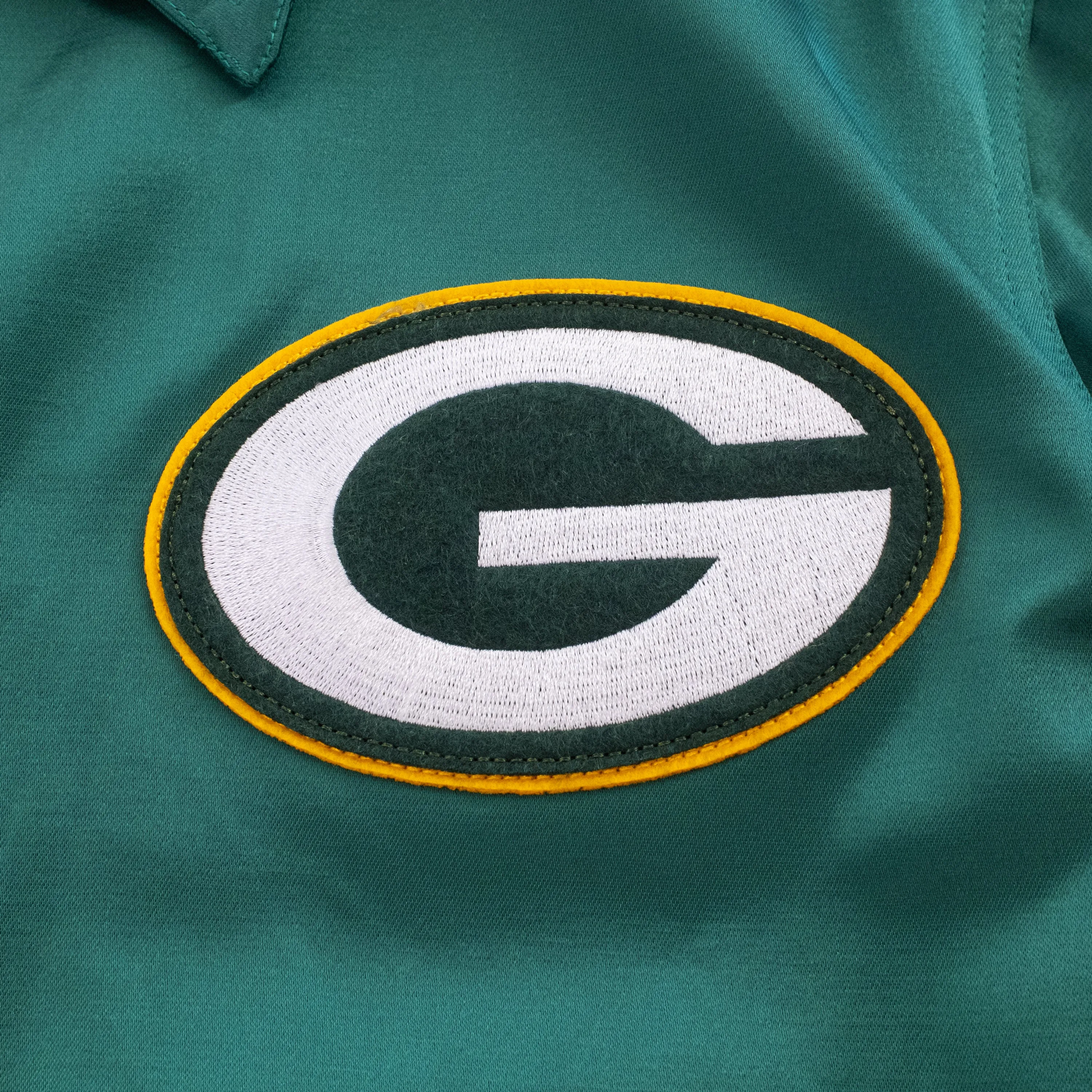 Green Bay Packers Satin Windbreaker