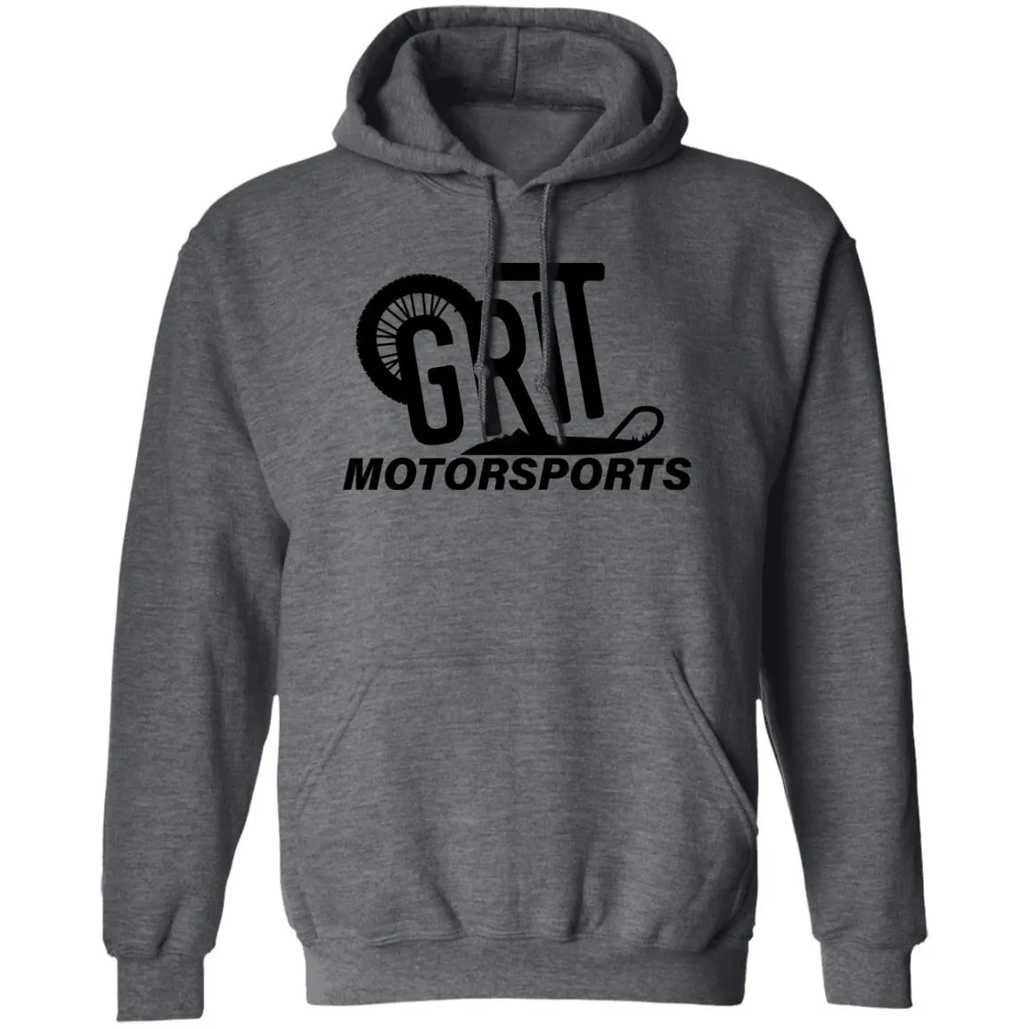 GRIT Black logo G185 Pullover Hoodie