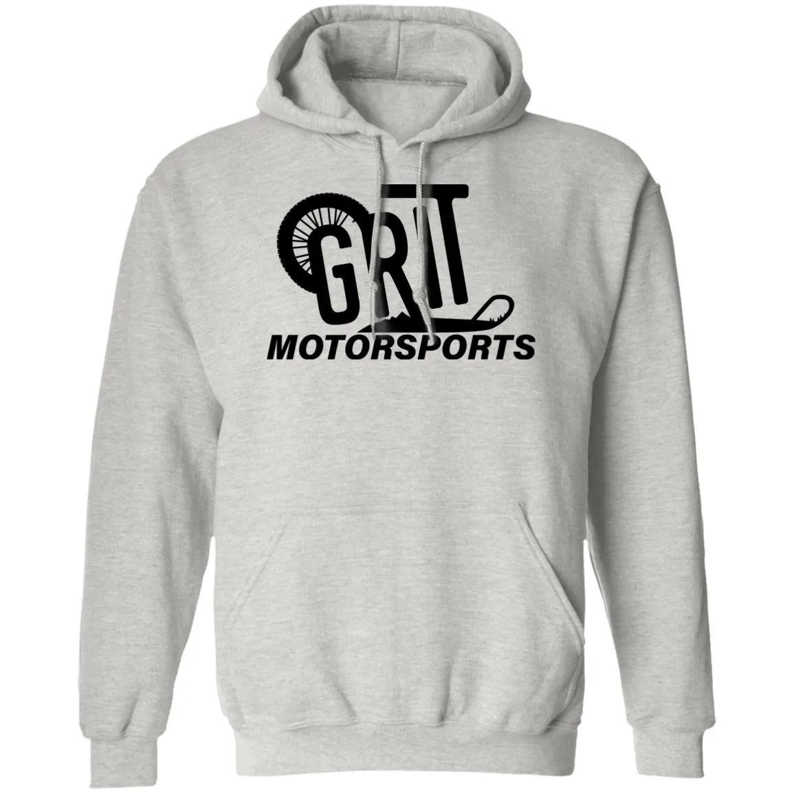 GRIT Black logo G185 Pullover Hoodie