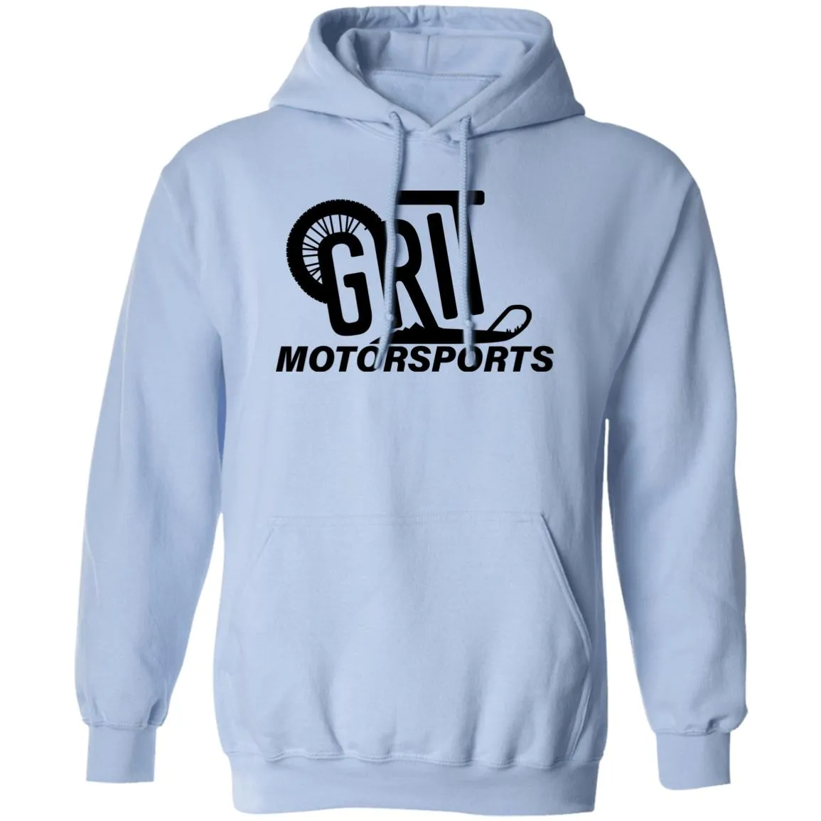 GRIT Black logo G185 Pullover Hoodie
