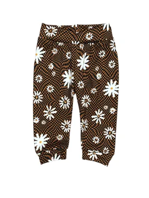 Groovy Daisy Floral Joggers
