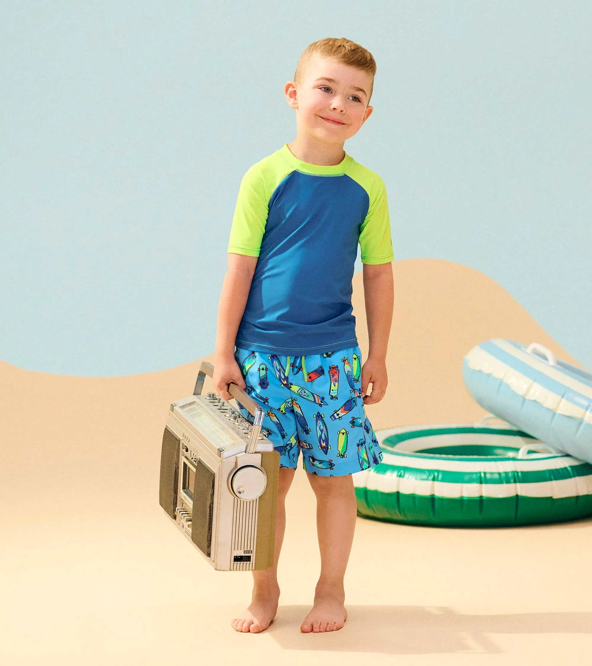 Hatley Star Sapphire Short Sleeve Rash Vest S25ssk1203