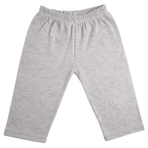 Heather Grey Interlock Sweat Pants (NB,S,M,L)