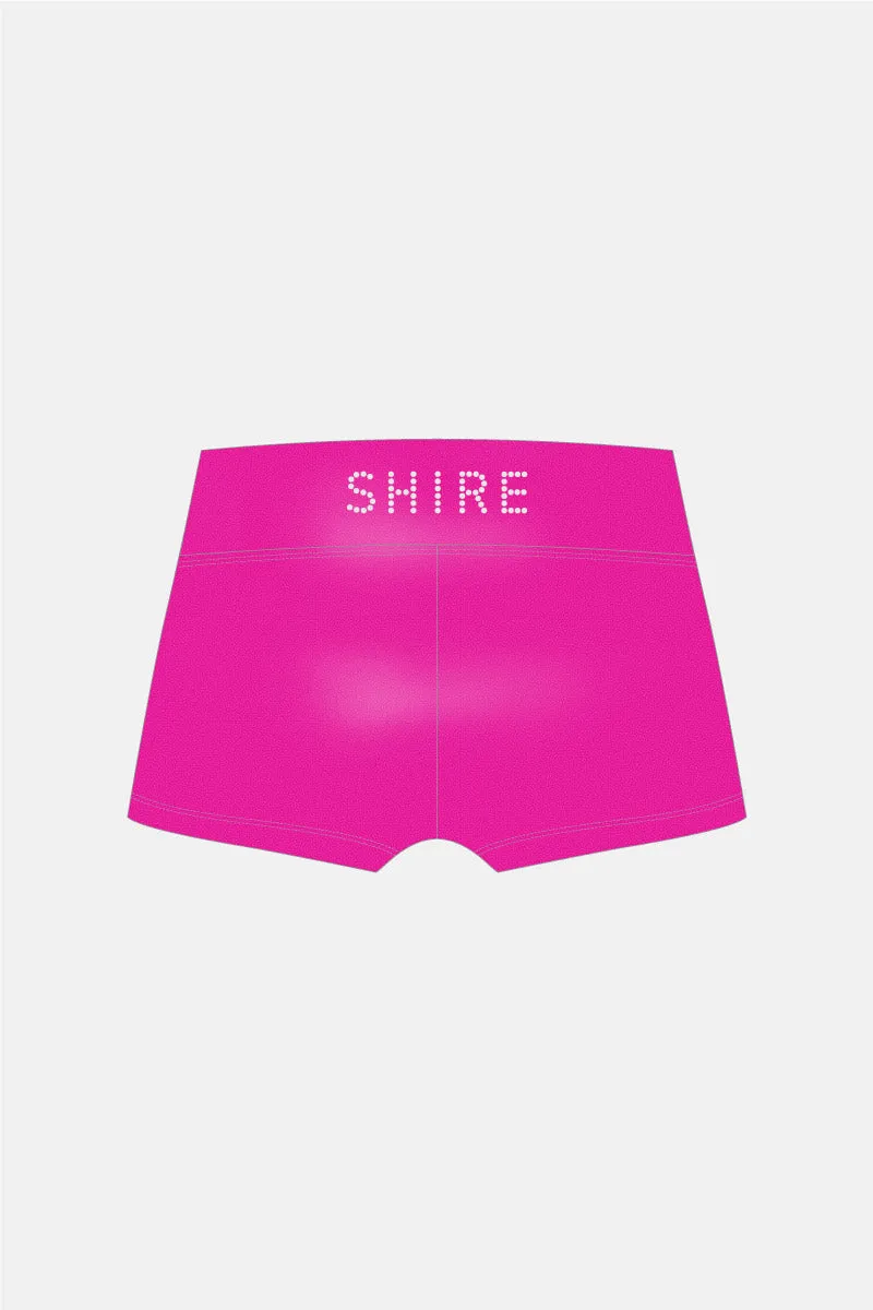 Hot Pink Mystique Waistband Shorts