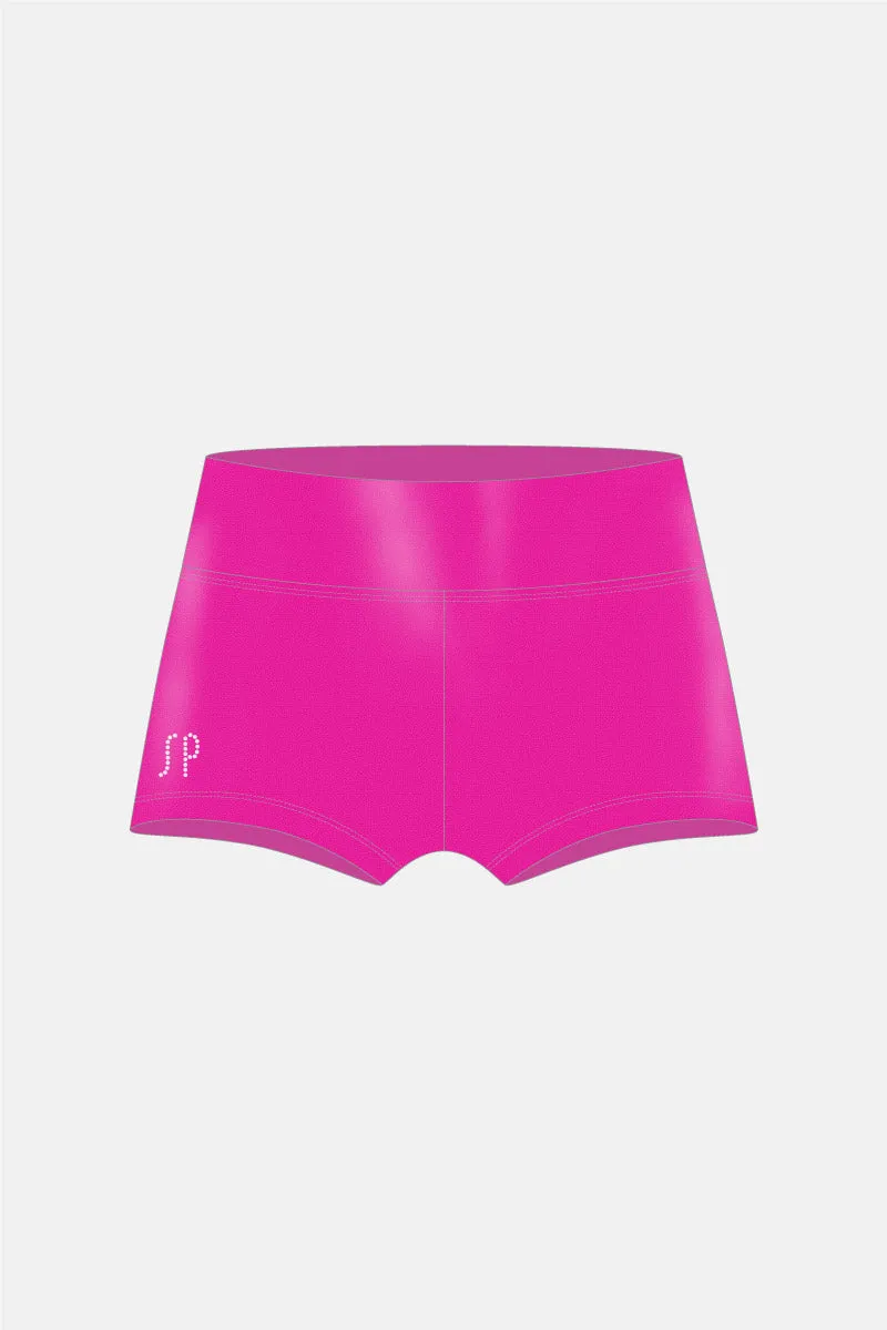 Hot Pink Mystique Waistband Shorts