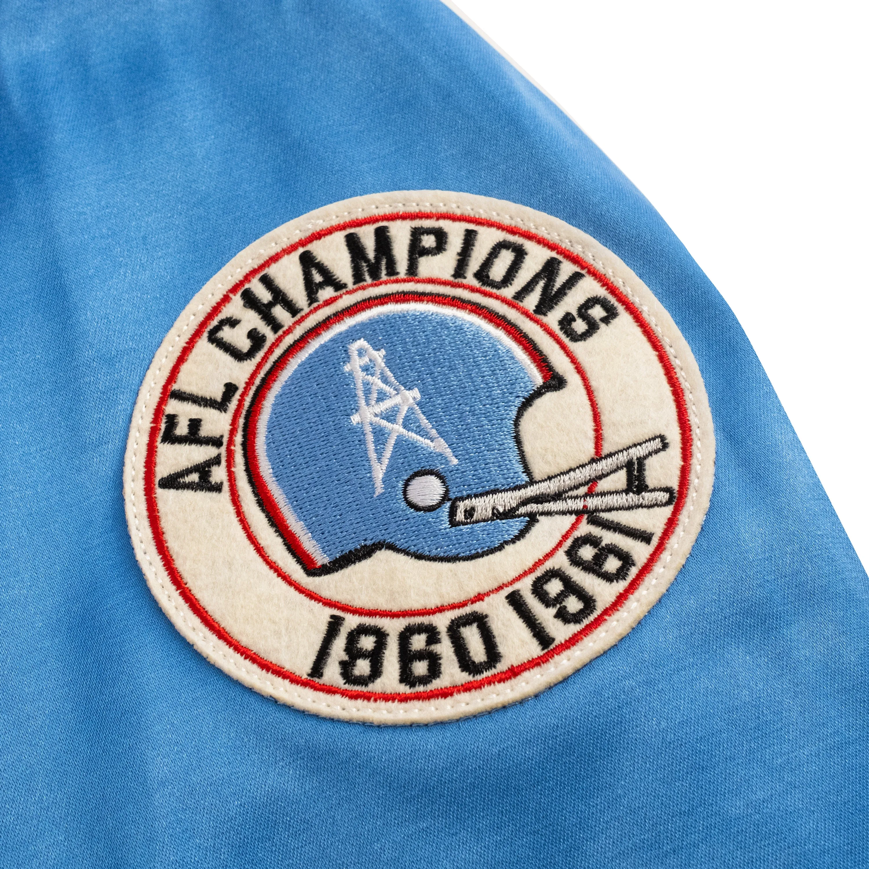 Houston Oilers Satin Windbreaker