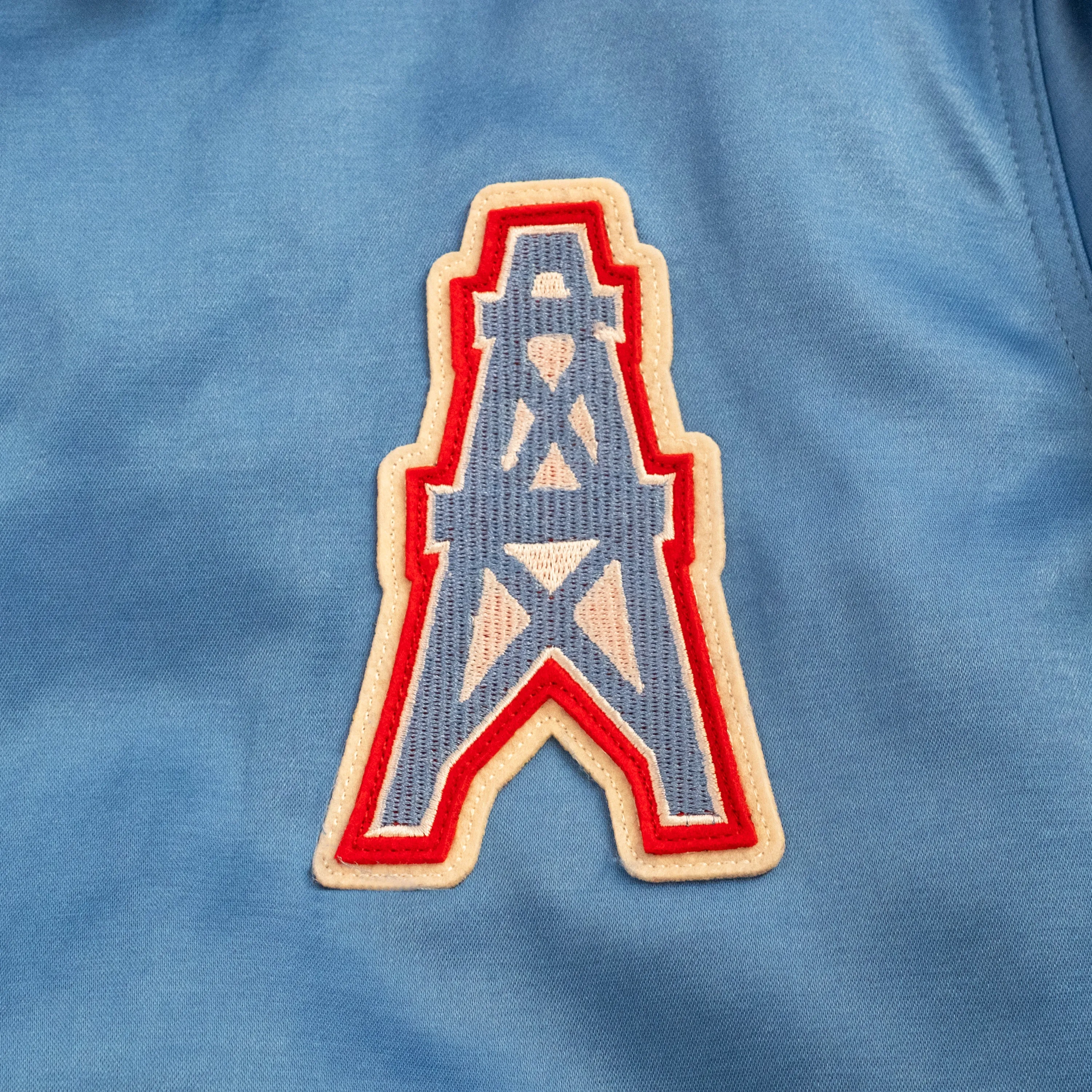 Houston Oilers Satin Windbreaker