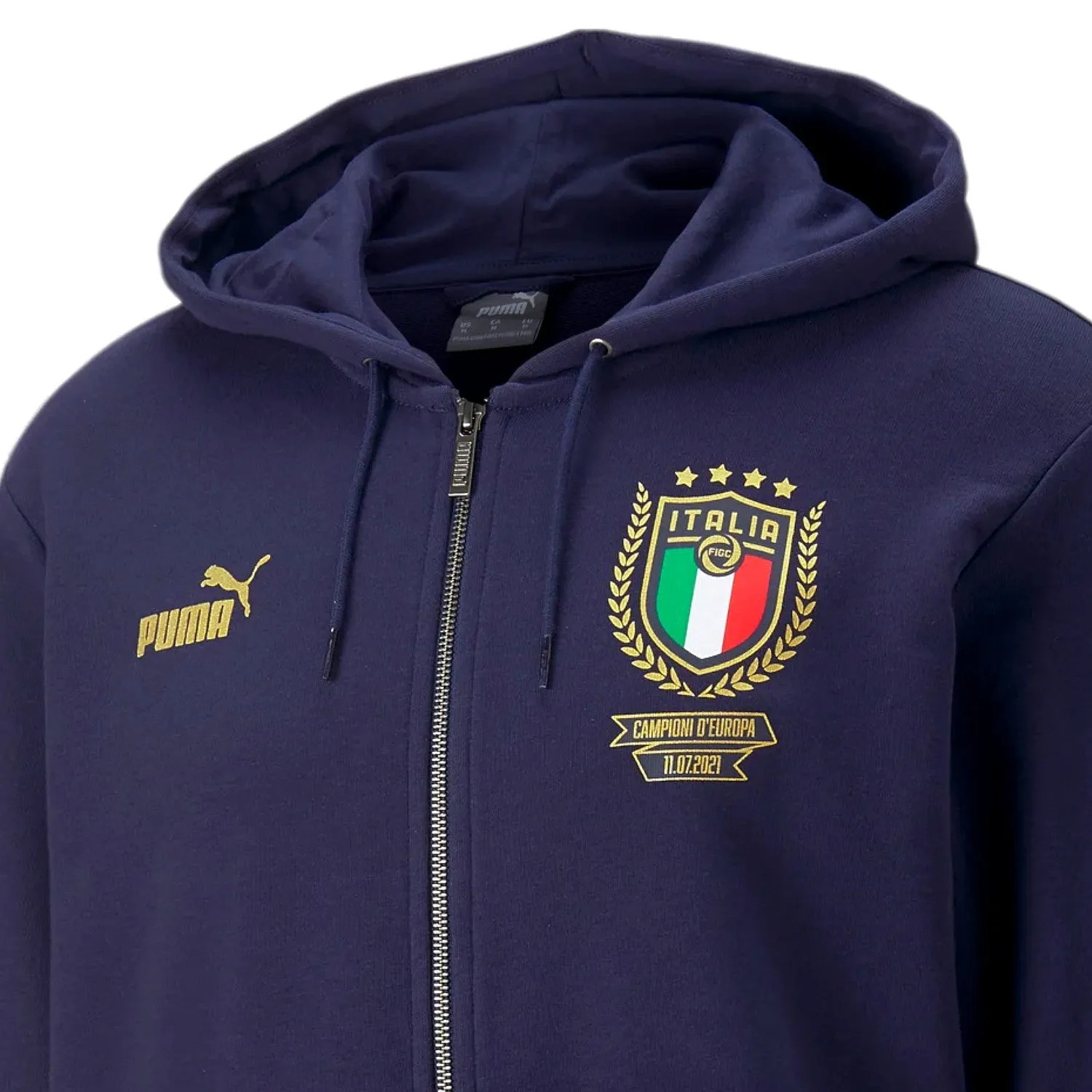 Italy Euro Winner cotton presentation tracksuit 2021/22 navy - Puma
