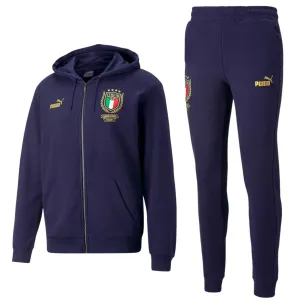 Italy Euro Winner cotton presentation tracksuit 2021/22 navy - Puma