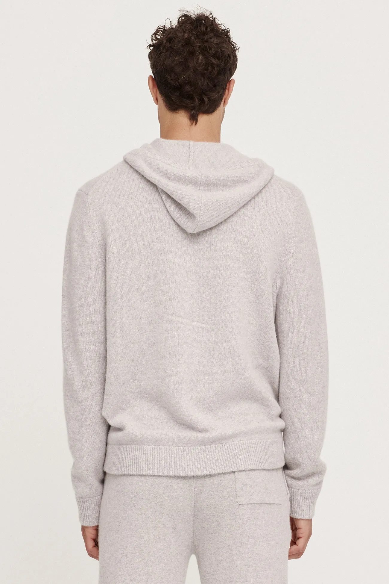 JAKE ZIP-UP CASHMERE HOODIE