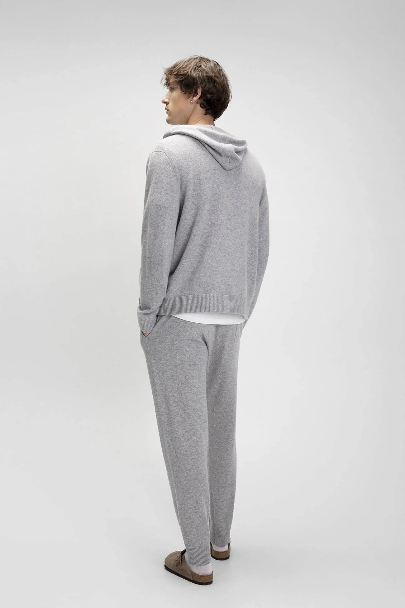 JAKE ZIP-UP CASHMERE HOODIE