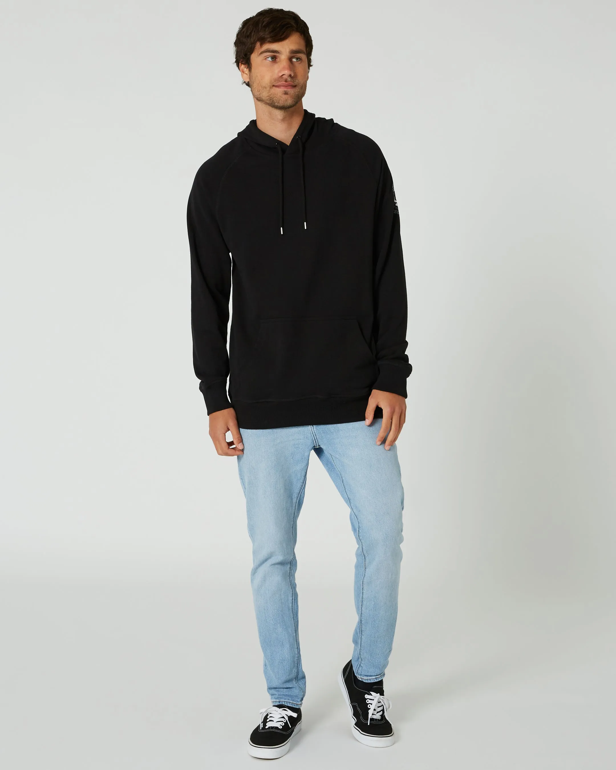 Jetpilot Global Mens Pullover Hoodie - Black
