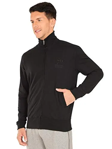 Jockey Men's Track Jacket (2730-0103-BLACK_Small)