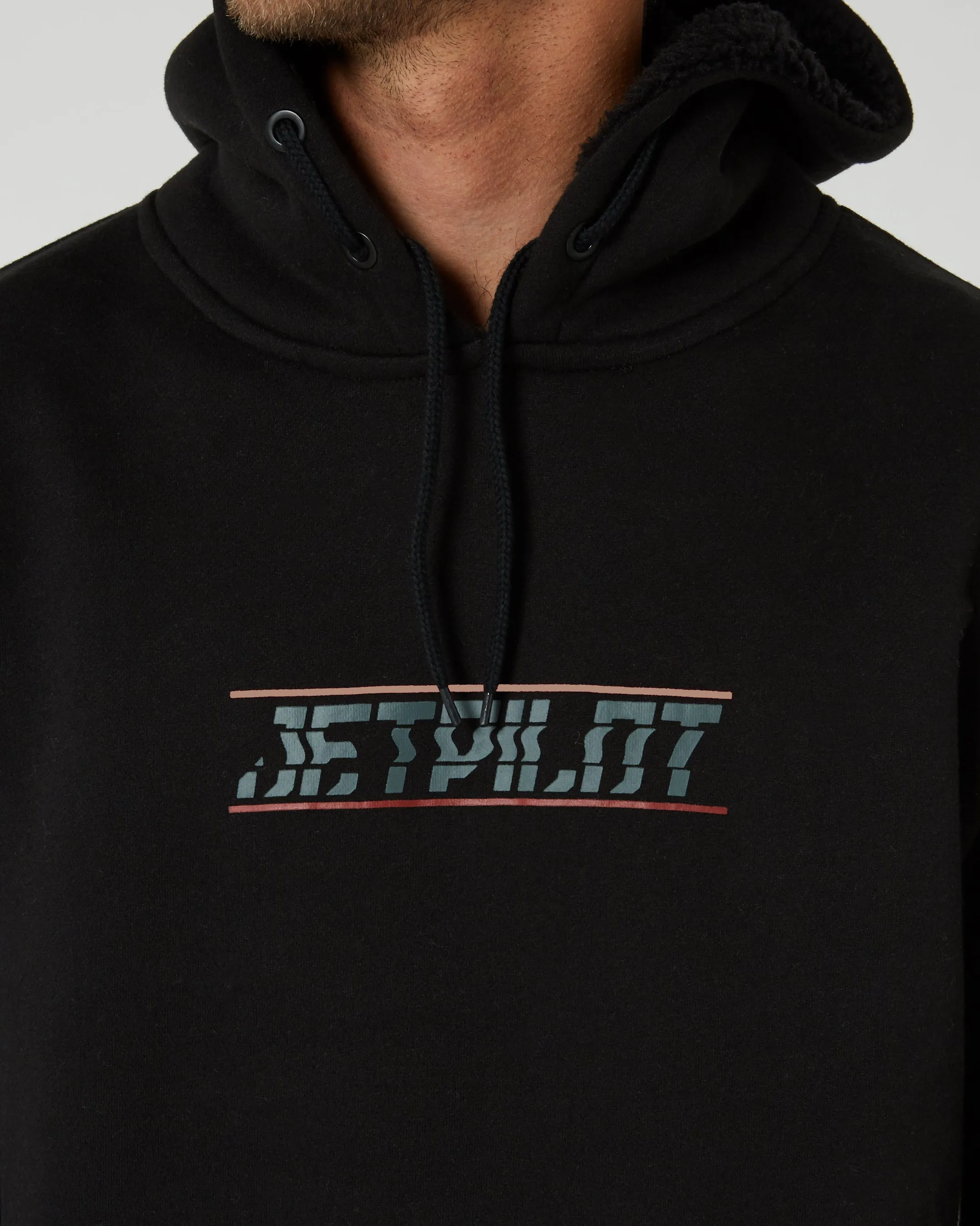 JP United Mens Pullover Hoodie - Black