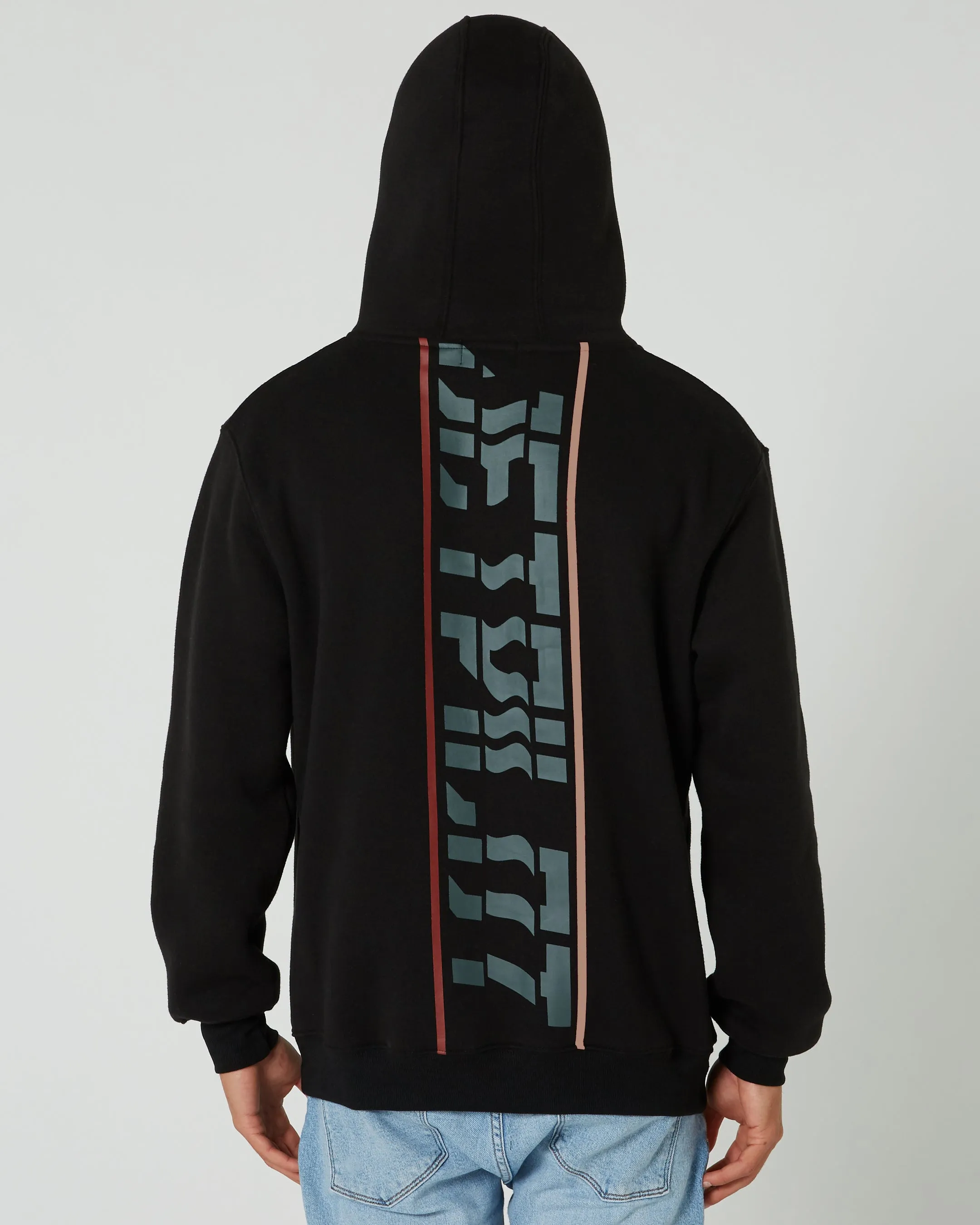 JP United Mens Pullover Hoodie - Black