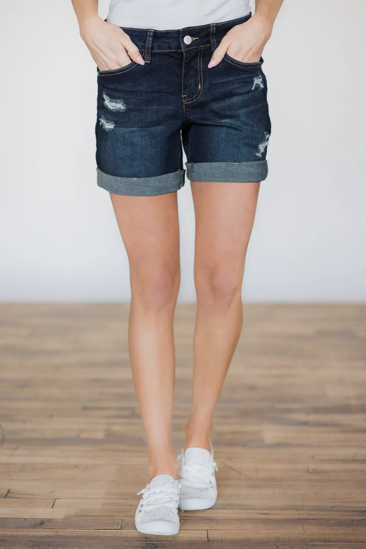 Judy Blue Denim Shorts - Allison Wash
