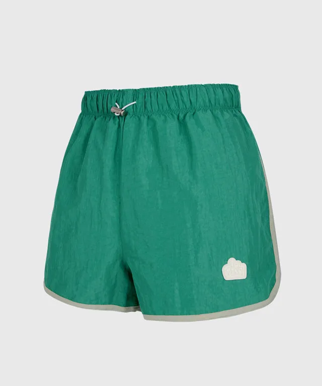 KANDINI Color Block Set-up Pants - Green