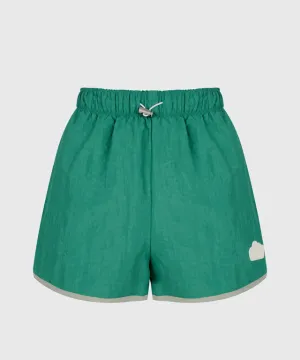 KANDINI Color Block Set-up Pants - Green