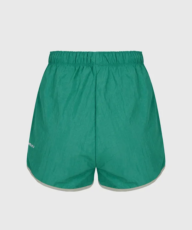 KANDINI Color Block Set-up Pants - Green