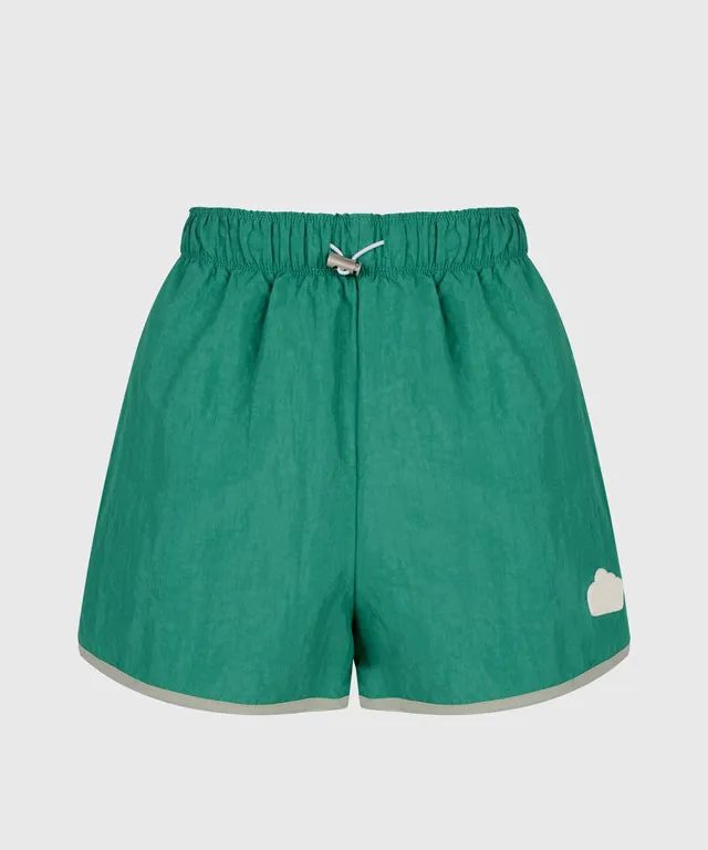 KANDINI Color Block Set-up Pants - Green