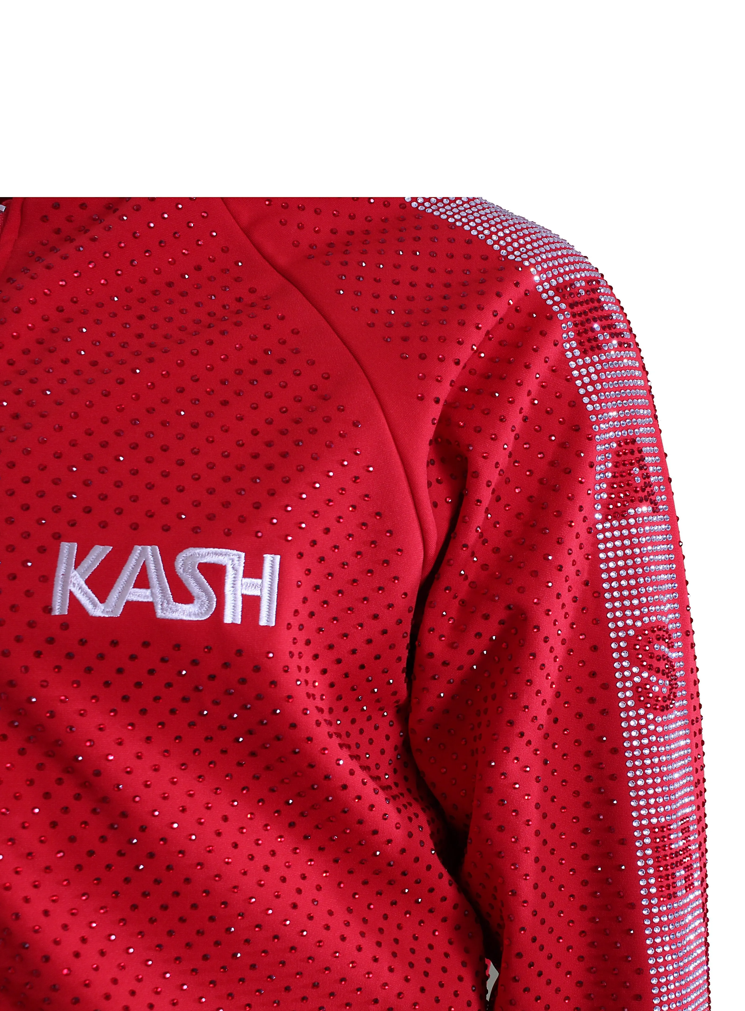 Kash Diamond Jacket-Red