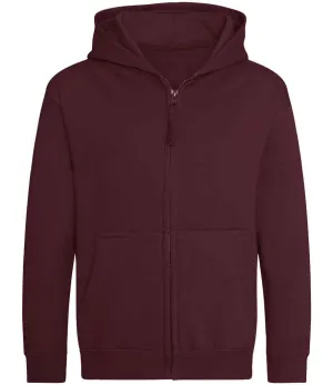 Kids Blank Zoodie - Burgundy