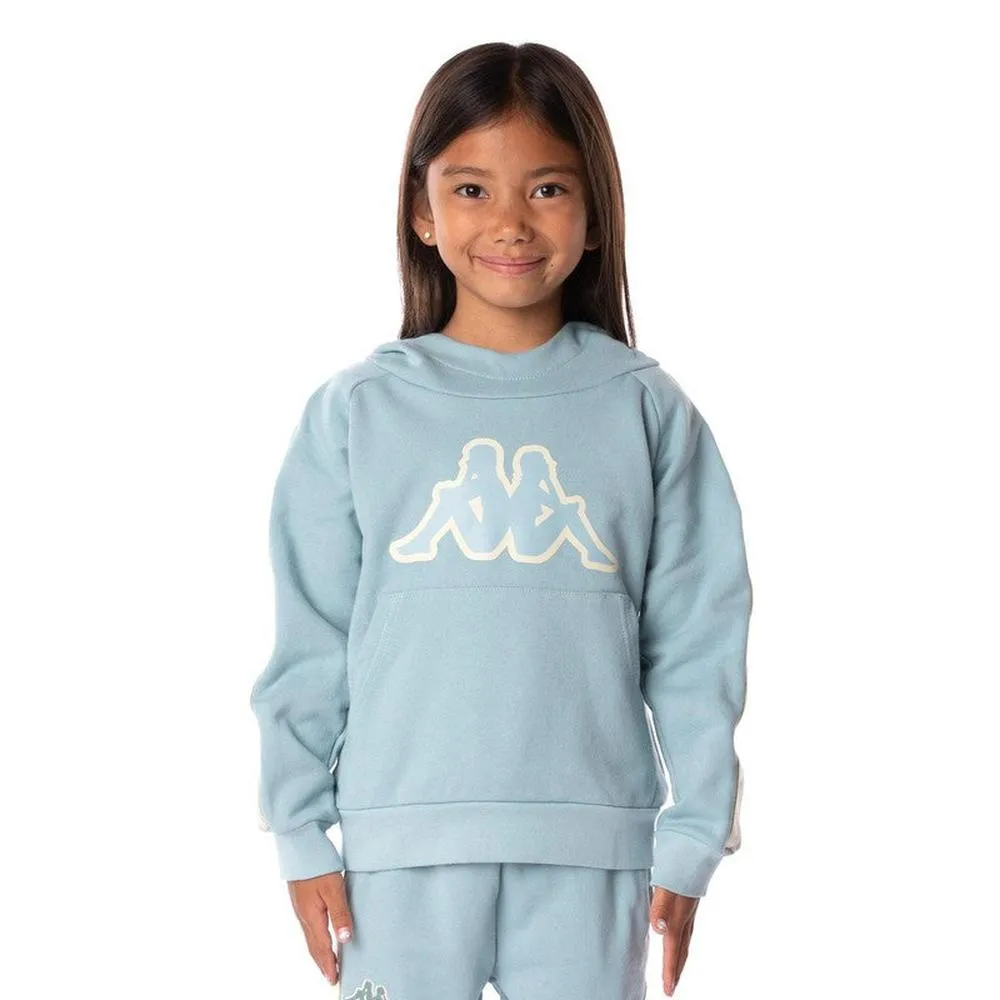 Kid's Logo Tape Apet 2 Hoodie-Light Blue