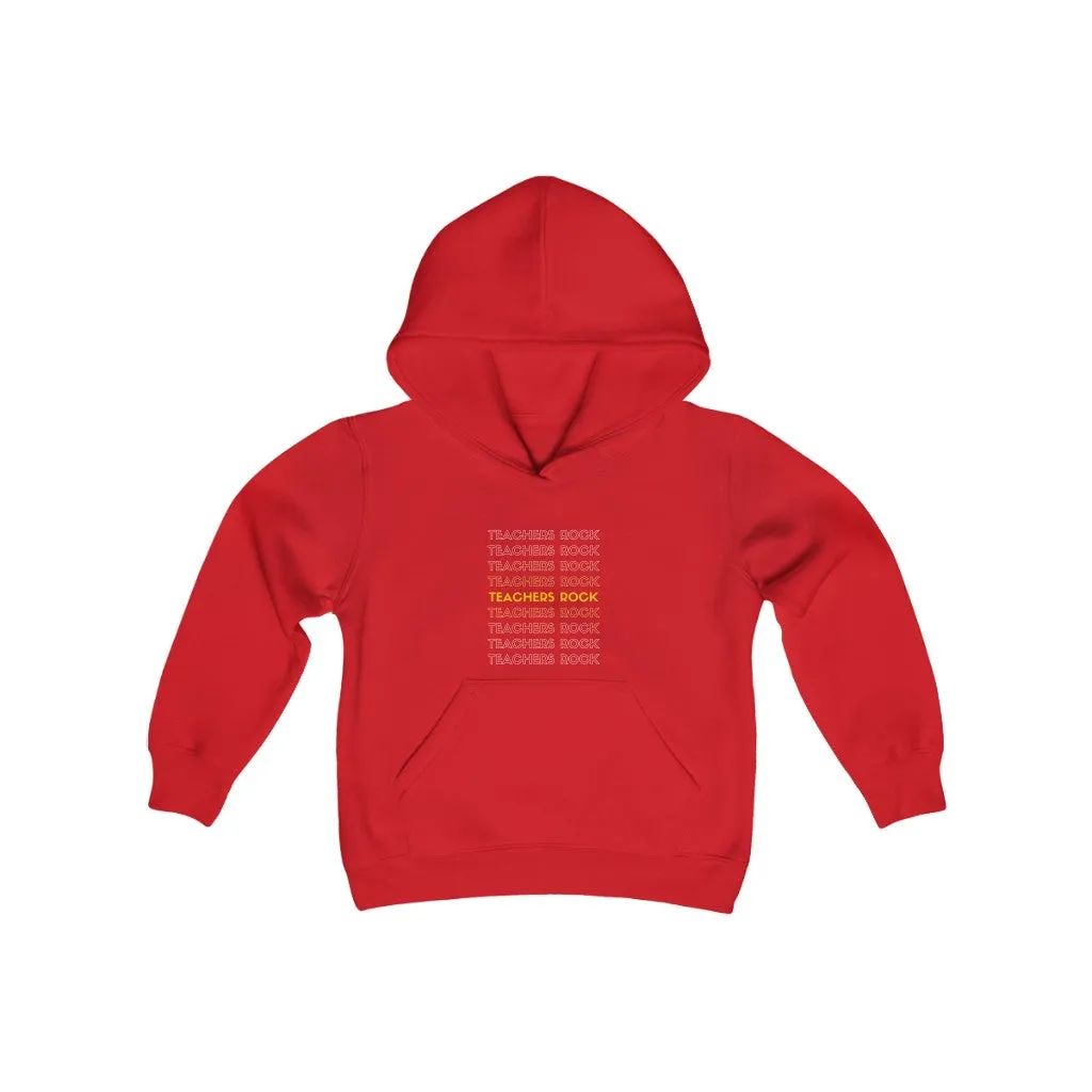Kid's Teachers Rock Pullover Hoodie