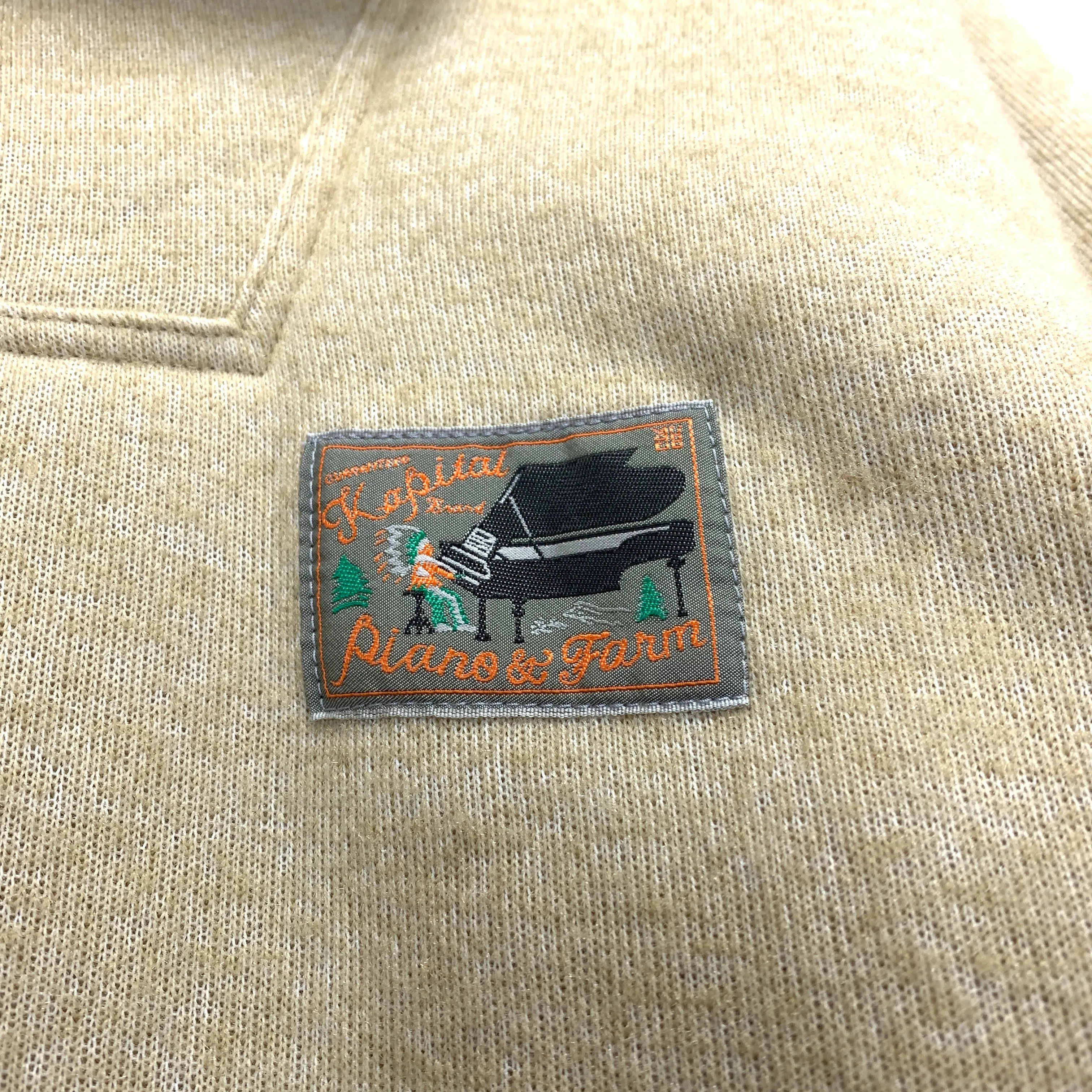 [L] Kapital Boa Fleece Zip Alpine Pullover Sweatshirt Jacket