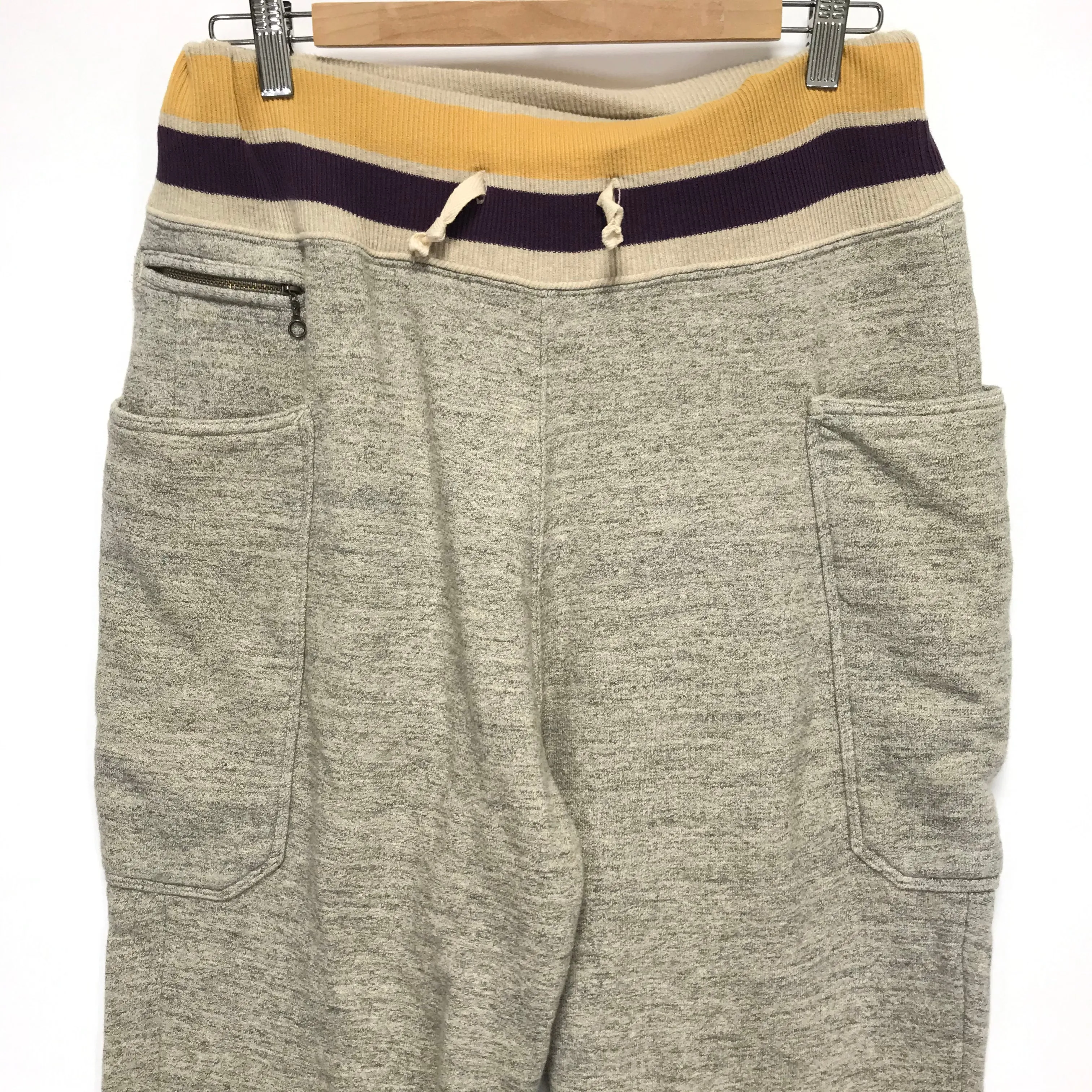 [L] Kapital Side Pocket Sweat Pants Grey