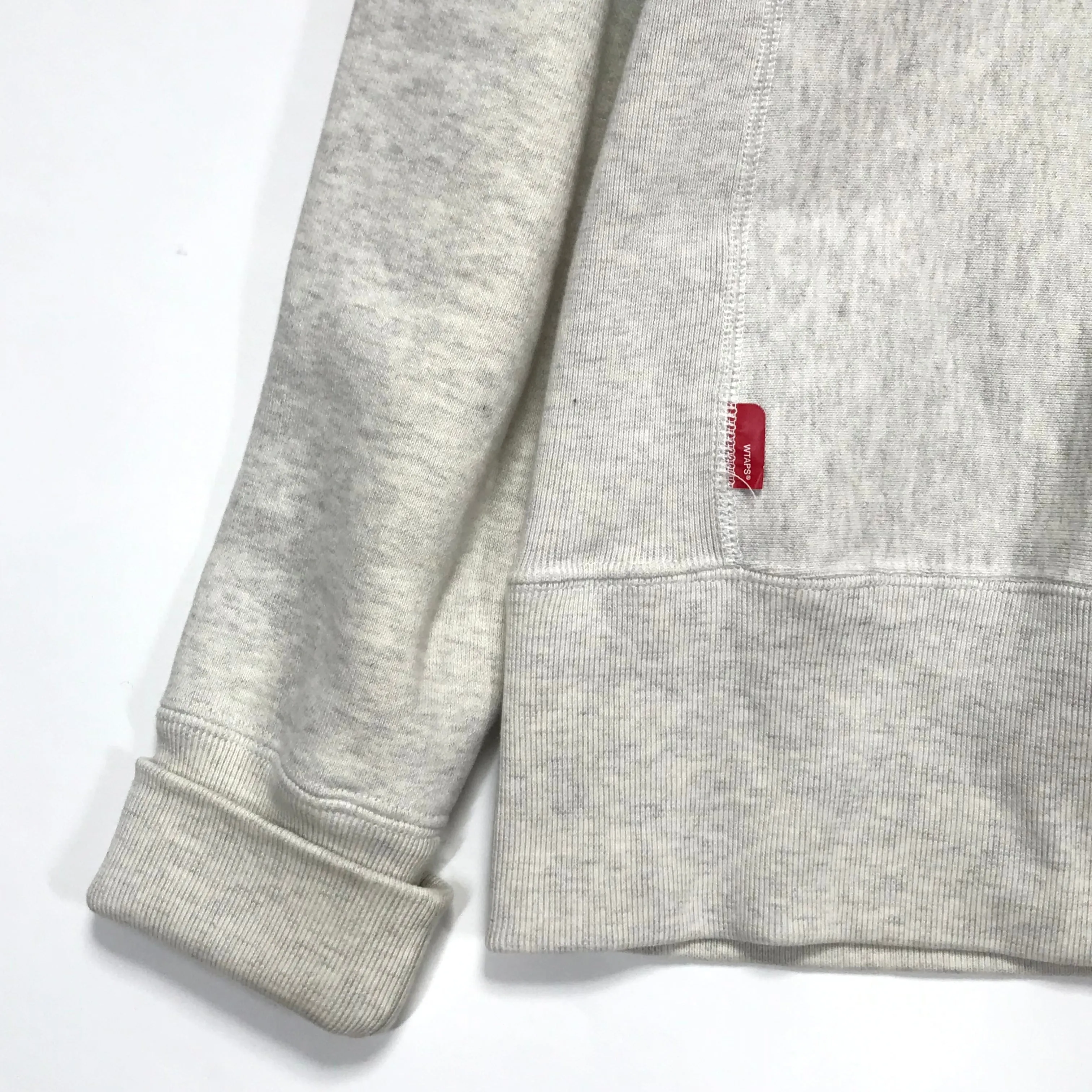 [L] WTaps 08AW Hell Week Souvenir Zip Up Hoodie Grey
