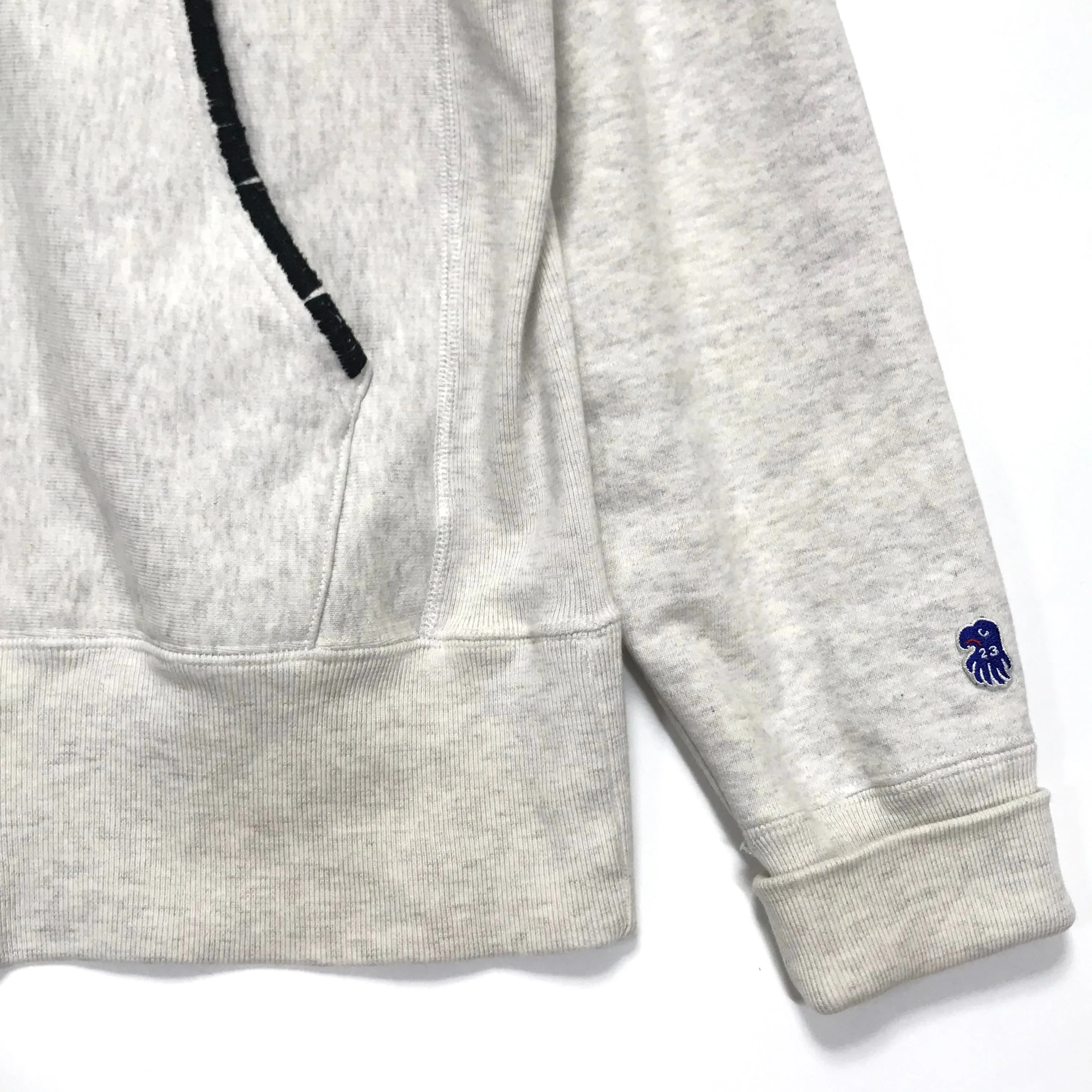 [L] WTaps 08AW Hell Week Souvenir Zip Up Hoodie Grey