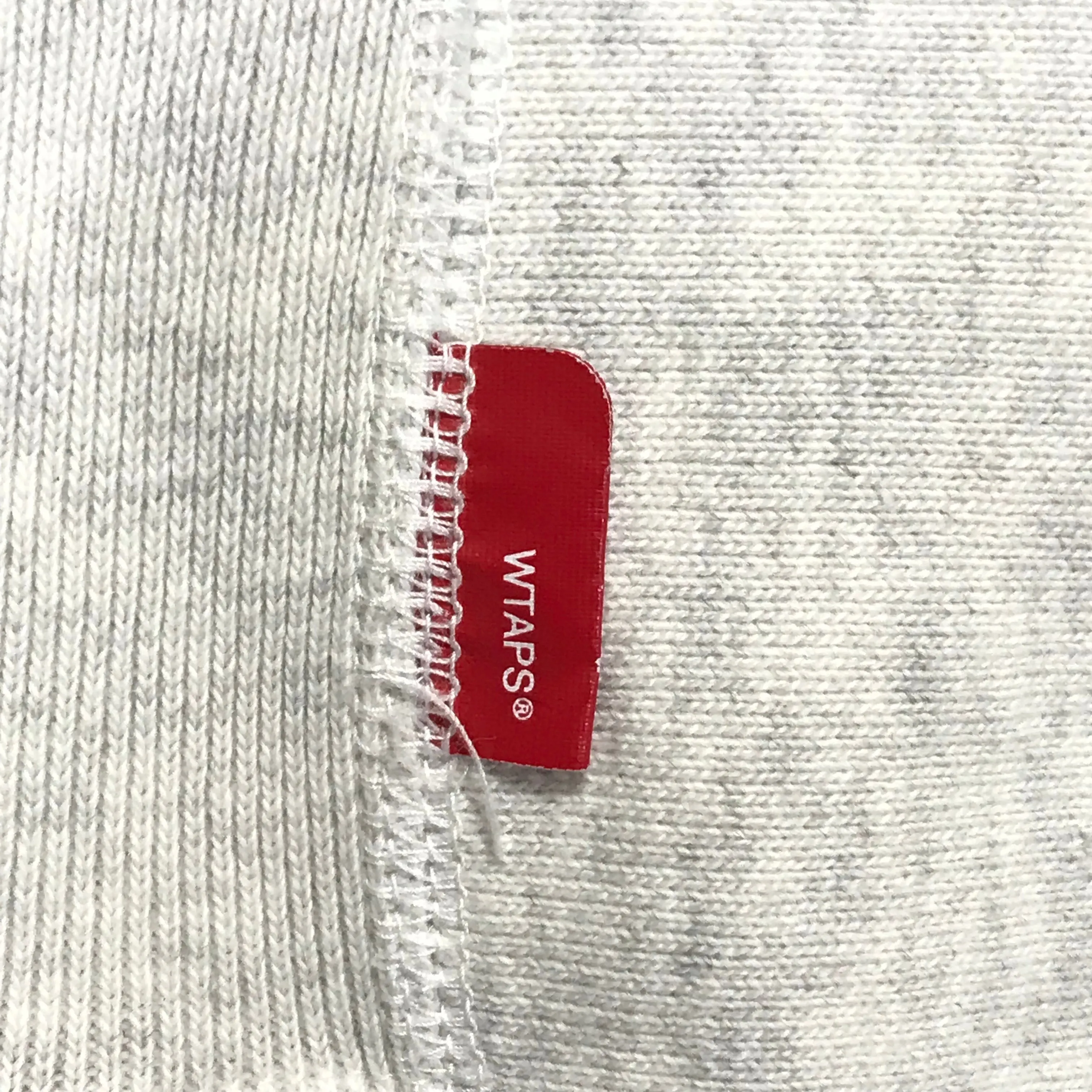 [L] WTaps 08AW Hell Week Souvenir Zip Up Hoodie Grey