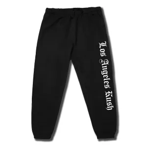 LA Kush Old English Jogger - Black/White