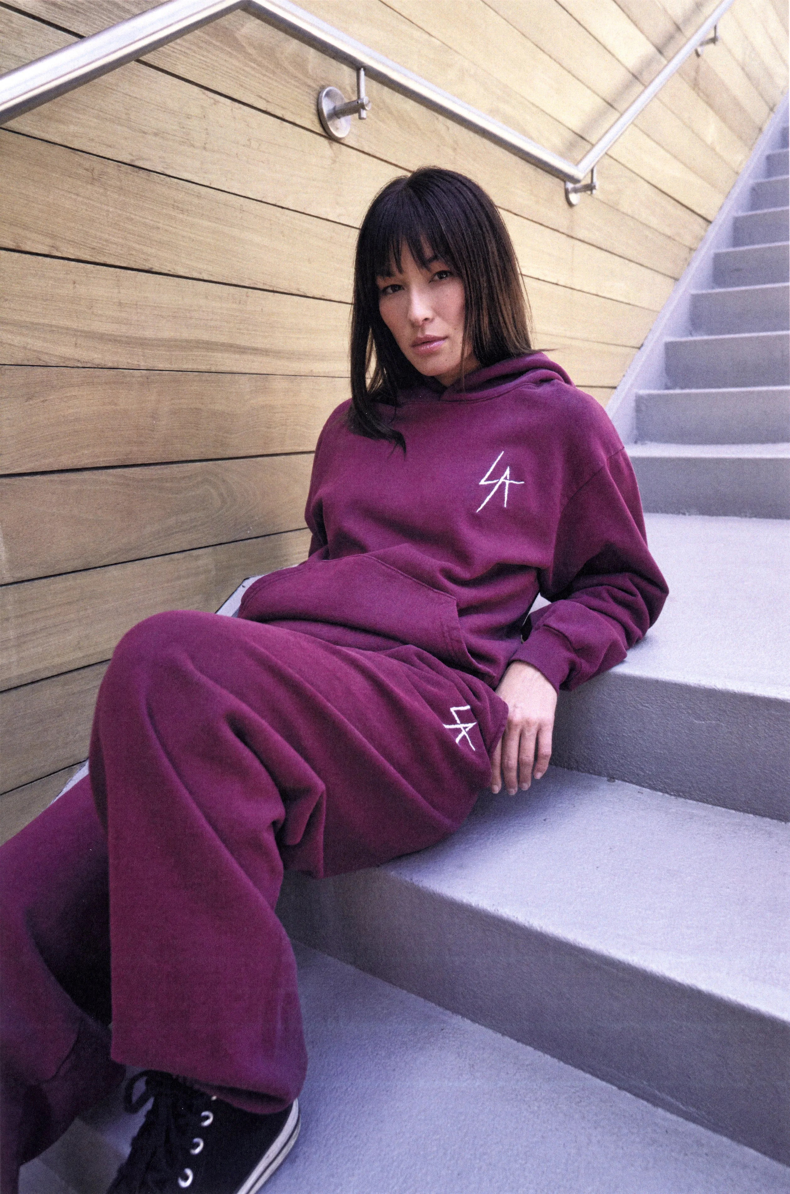 LA SLASH FLEECE PANT