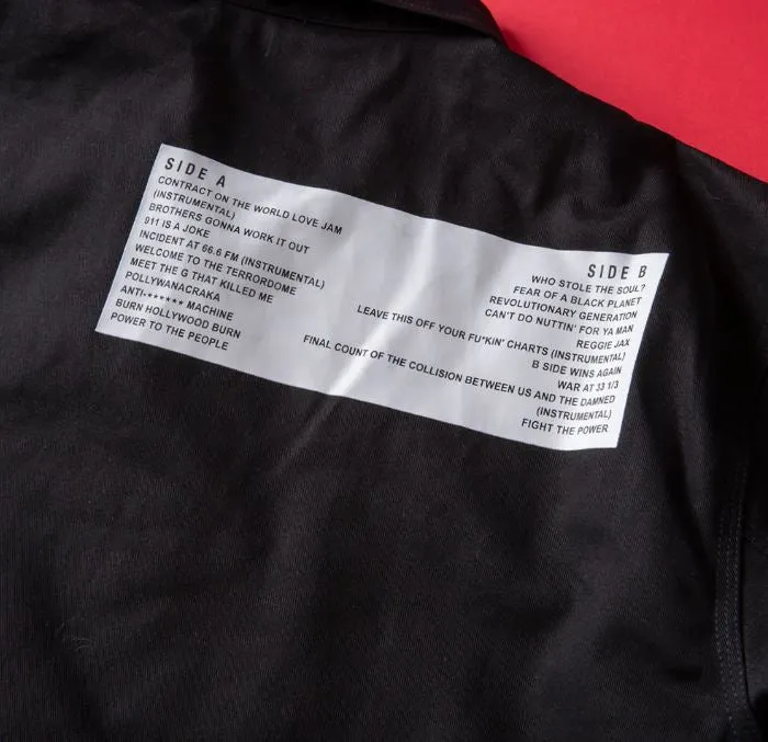 Lakai x Public Enemy Sniper Logo Jacket Black