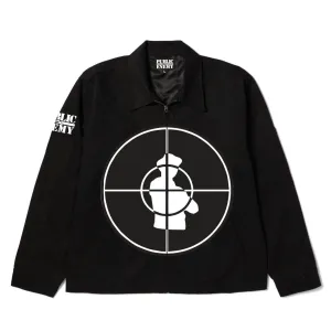 Lakai x Public Enemy Sniper Logo Jacket Black