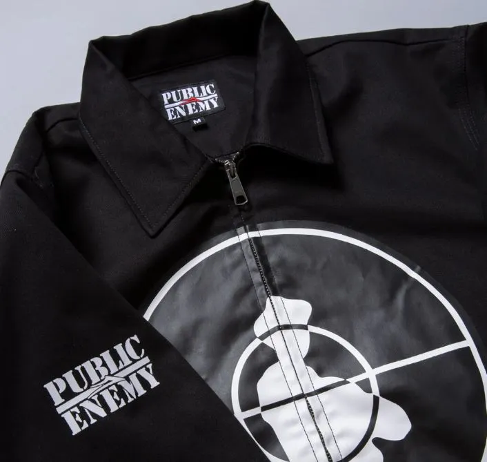 Lakai x Public Enemy Sniper Logo Jacket Black