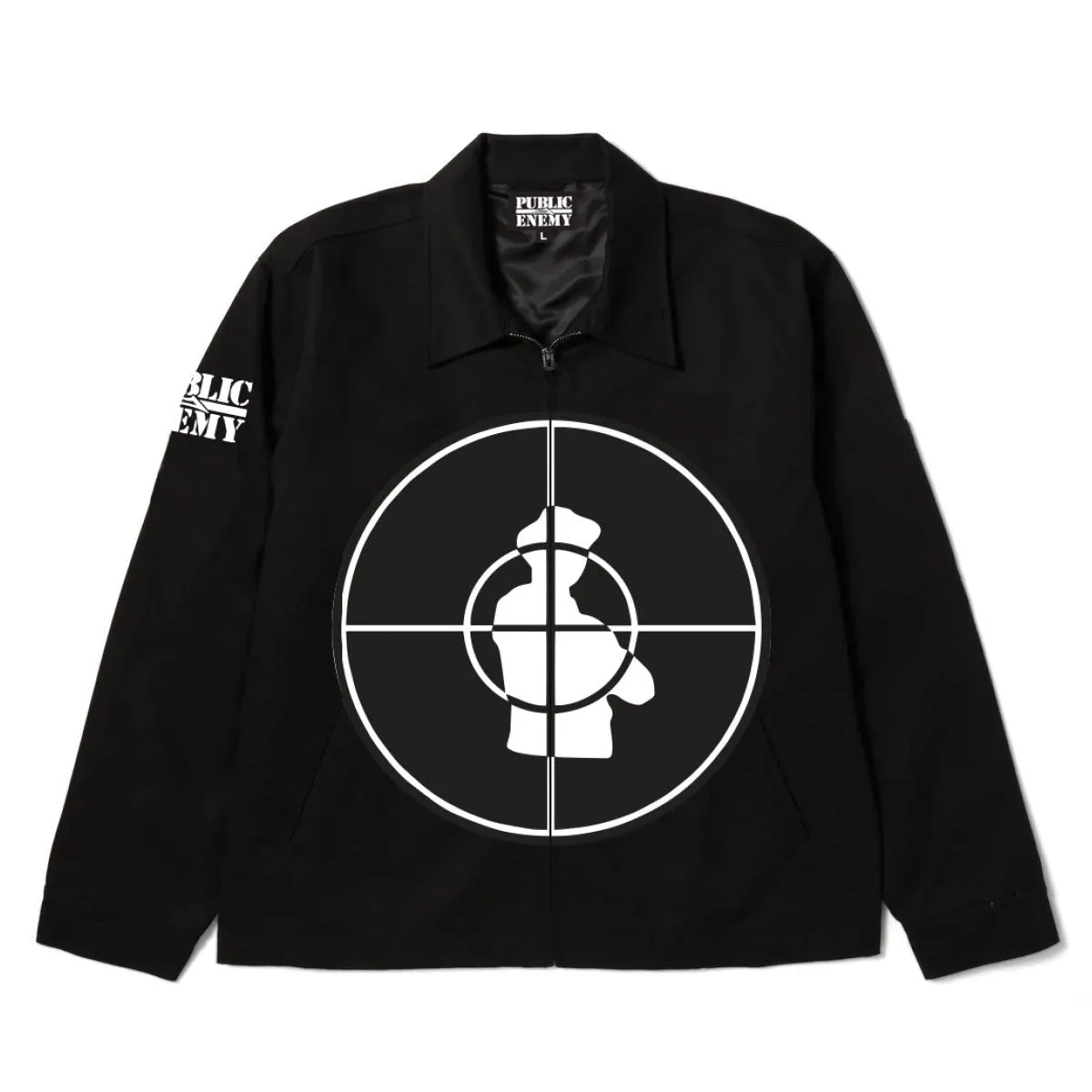 Lakai x Public Enemy Sniper Logo Jacket Black